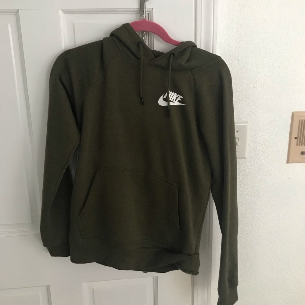 Green Nike Hoodie